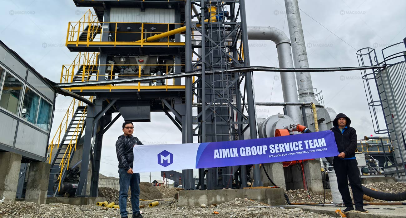 ALQ100 stationary asphalt mixing plant customer praise.jpg